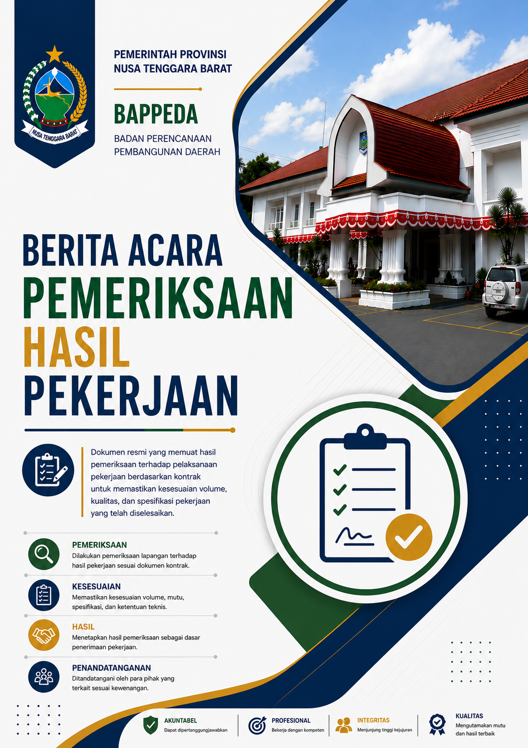 Berita Acara Pemeriksaan Hasil Pekerjaan Tahun 2026