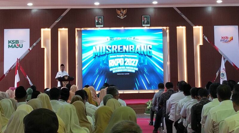 Musrenbang RKPD Tahun 2027 Kabupaten Sumbawa Barat