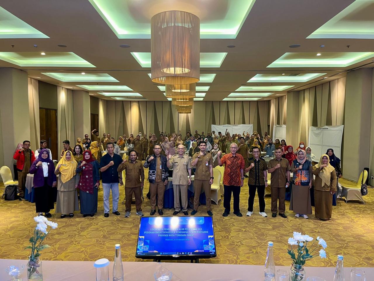 Bappeda NTB, DPMPD Dukcapil NTB dan Mitra SKALA Bahas Tata Kelola Penerapan SPM di Posyandu