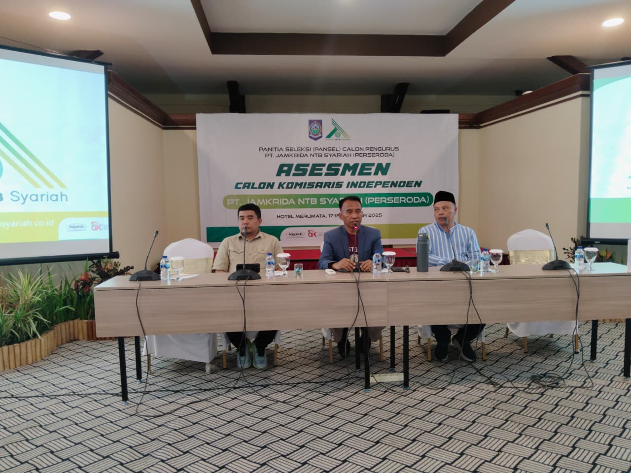 Kepala Biro Perekonomian NTB Buka Asesmen Calon Komisaris Independen PT Jamkrida NTB Syariah