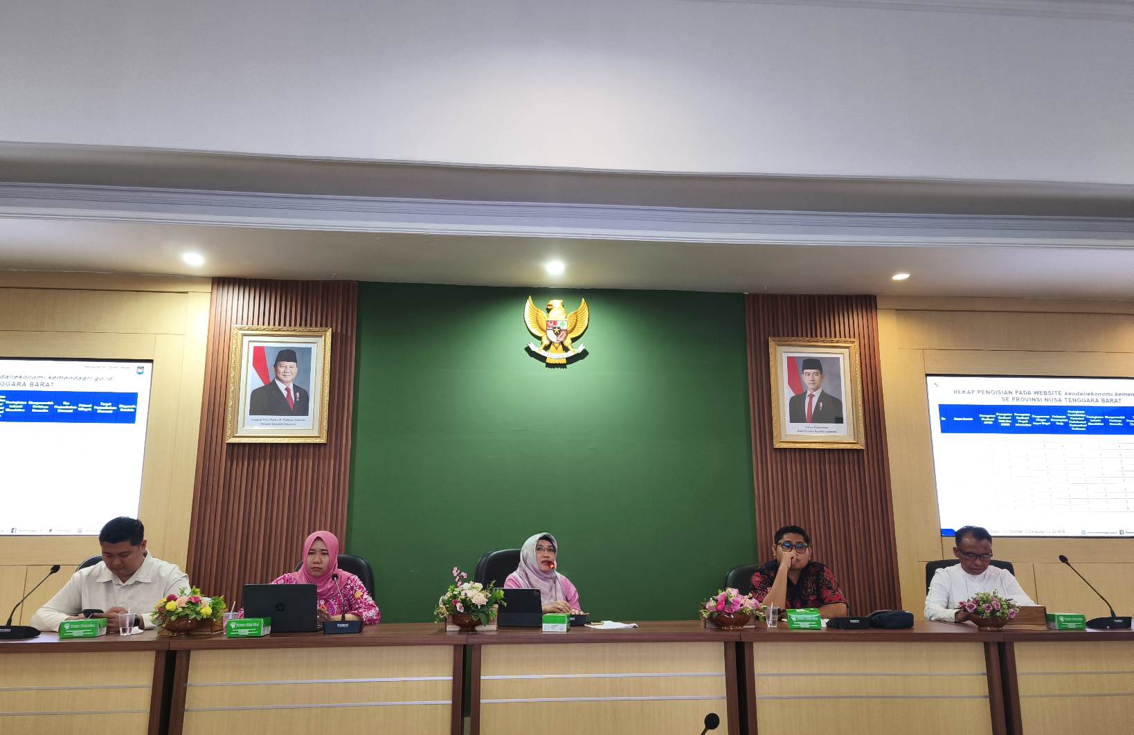 Rapat Pemantauan dan Percepatan Pertumbuhan Ekonomi Daerah di NTB