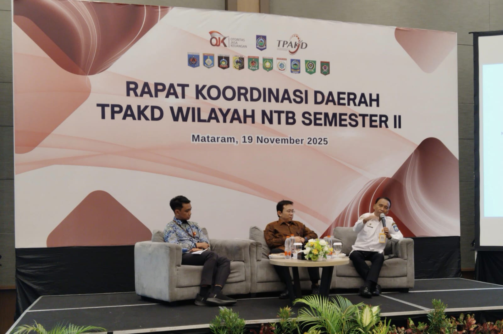 Kepala Biro Perekonomian Hadiri Rakor TPAKD NTB Semester II