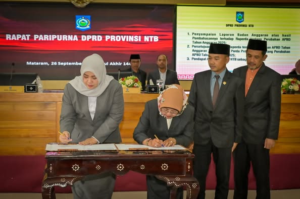 APBD-P 2025 NTB Disahkan, Pemprov Tegaskan Komitmen Pembangunan