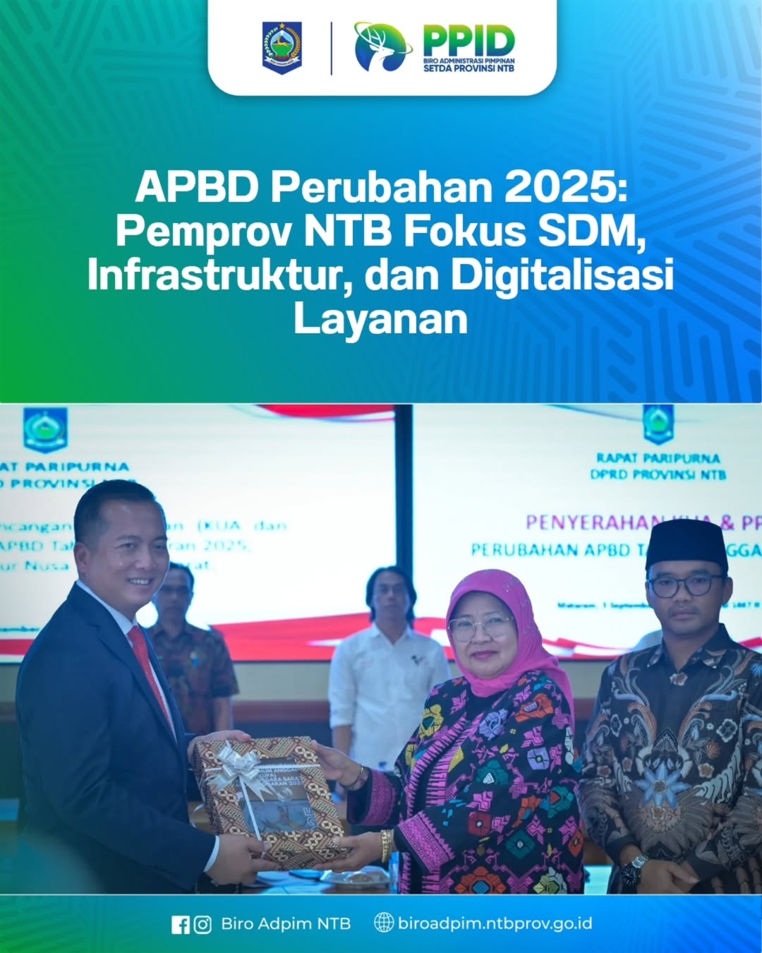 Pemprov NTB Fokus SDM, Infrastruktur, dan Digitalisasi Layanan