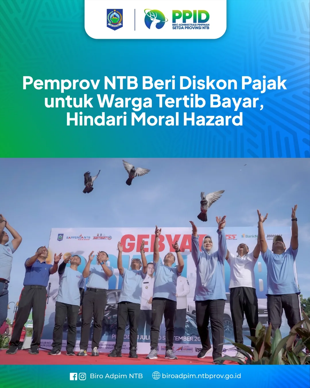Pemprov NTB Beri Diskon Pajak untuk Warga Tertib Bayar, Hindari Moral Hazard