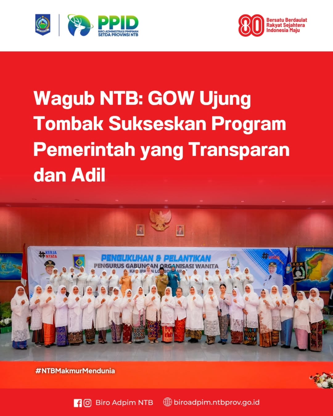 GOW Ujung Tombak Sukseskan Program Pemerintah