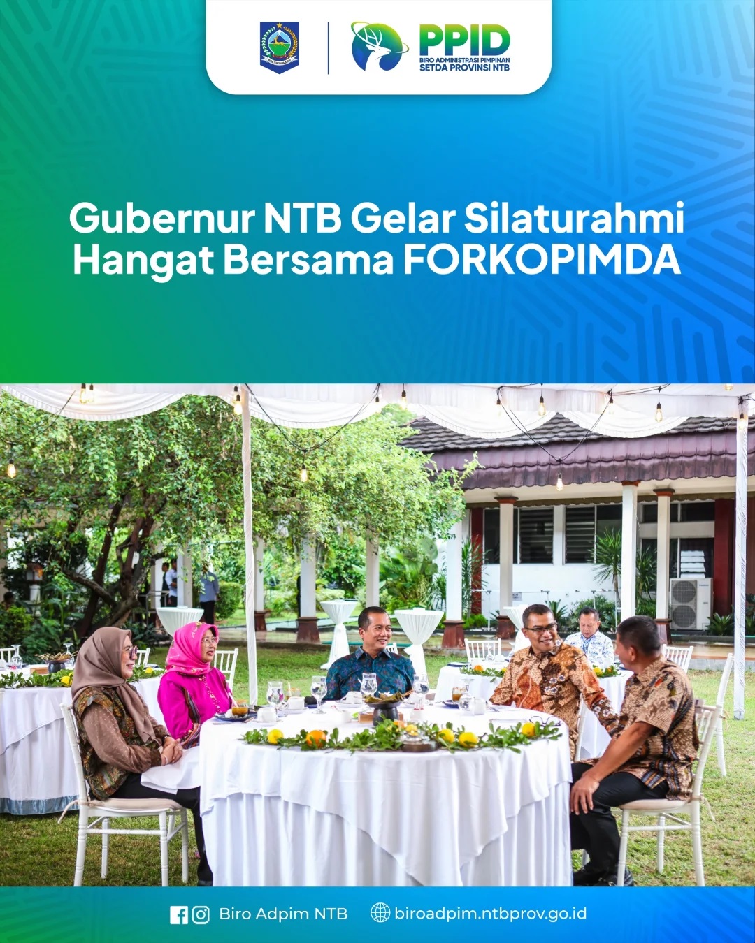Gubernur NTB Gelar Silaturahi Hangat Bersama FORKOPIMDA