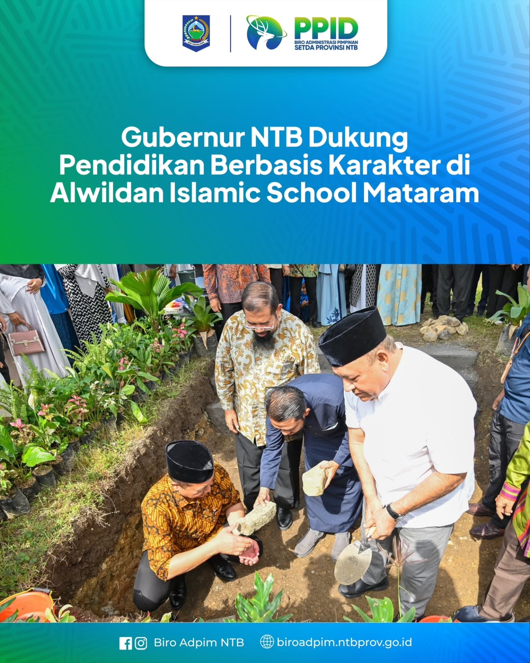 Gubernur NTB Dukung Pendidikan Berbasis Karakter di Alwildan Islamic School Mataram