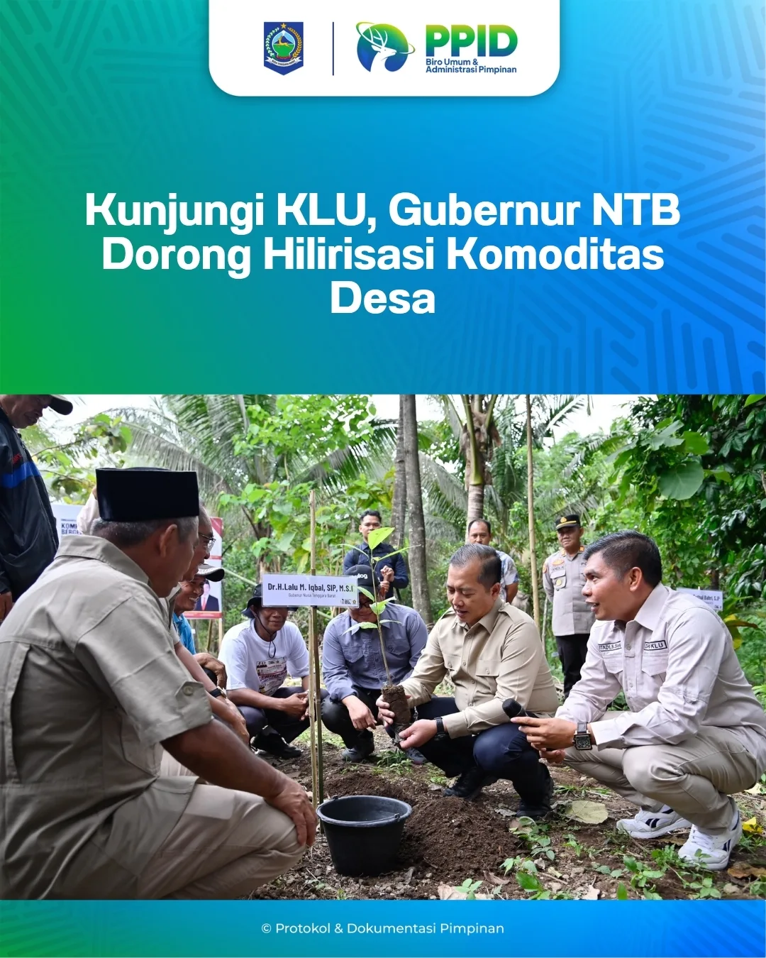 Kunjungi KLU, Gubernur NTB Dorong Hilirisasi Komoditas Desa