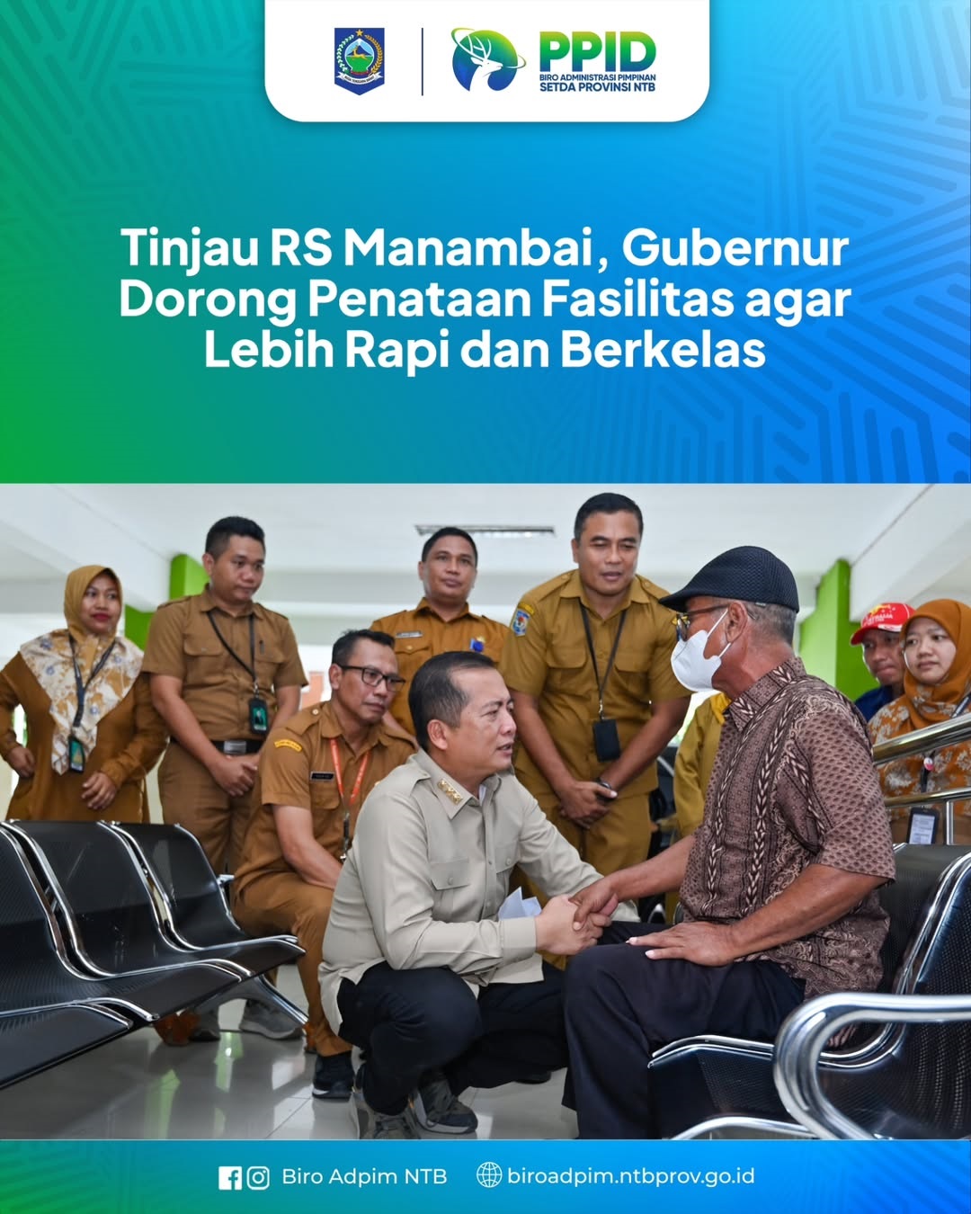 Tinjau RS Manambai, Gubernur Dorong Penataan Fasilitas agar Lebih Rapi dan Berkelas