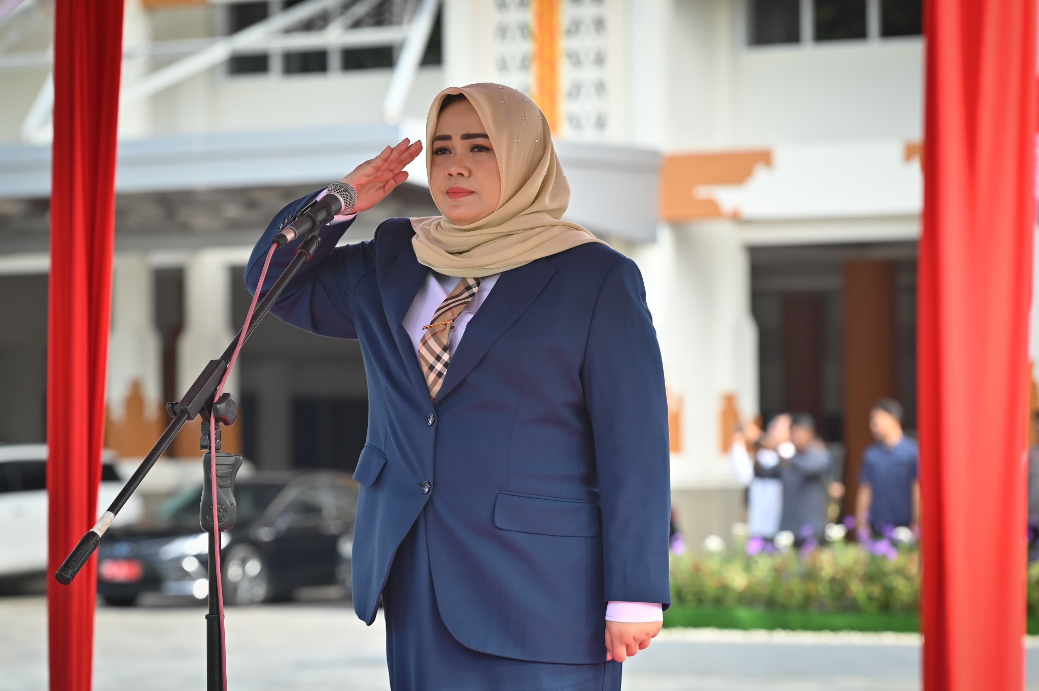 Jadi Inspektur Upacara Hari Pahlawan, Wagub NTB Ajak Generasi Muda Teladani Para Pahlawan Bangsa