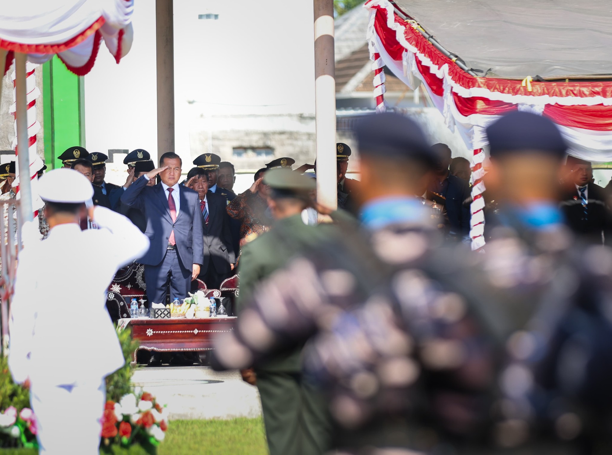 Upacara Peringatan HUT ke-80 TNI