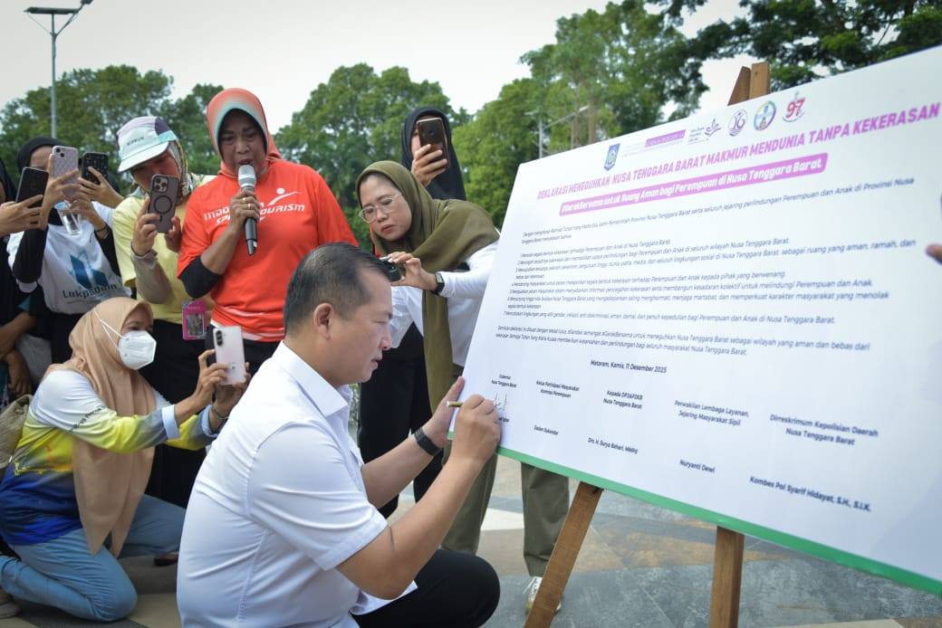 Pemprov NTB Siapkan Penguatan Layanan PPA, Gubernur. Ini Janji Moral