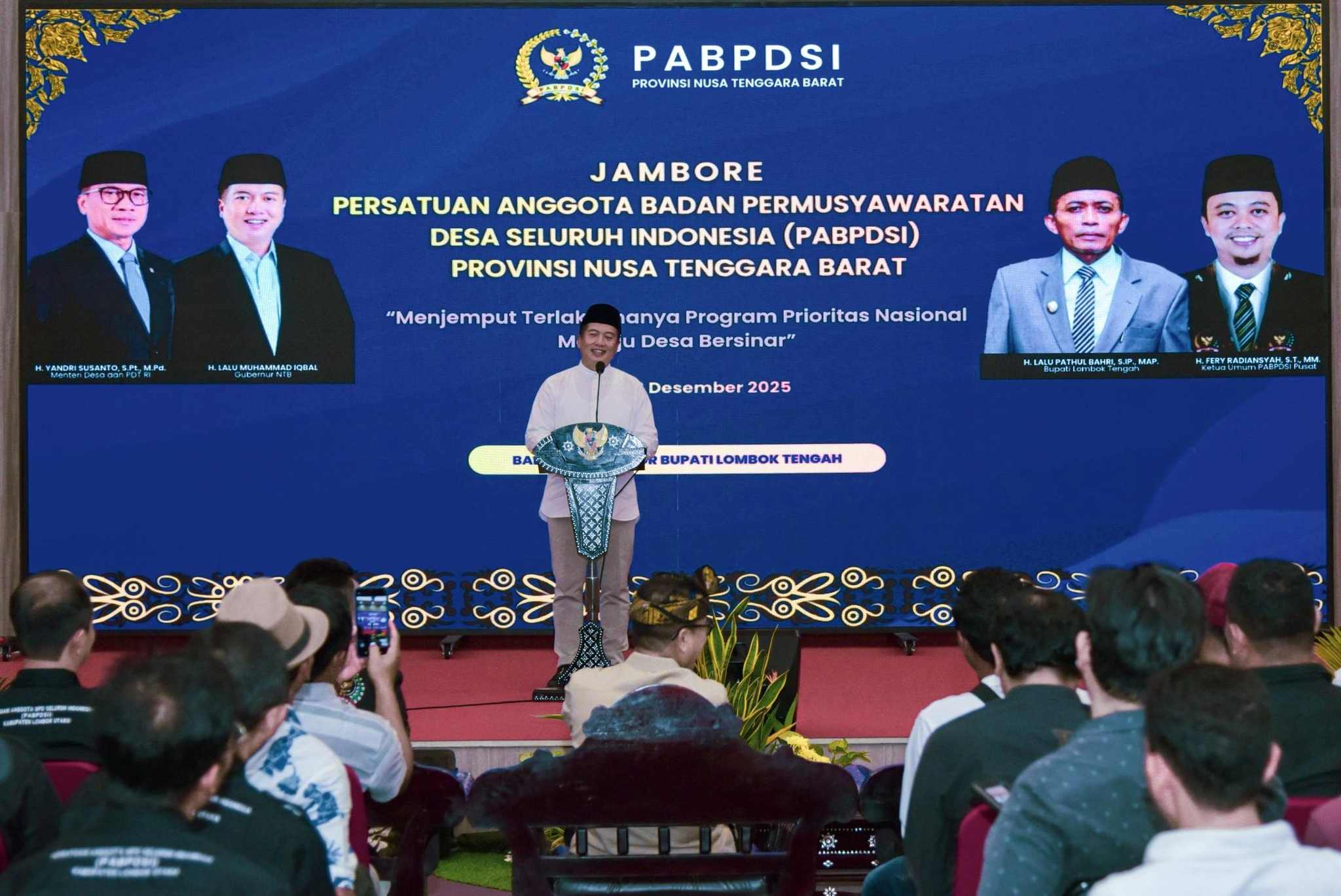 Di Jambore PABPDSI, Gubernur NTB Tegaskan Desa Jadi Basis  Pembangunan