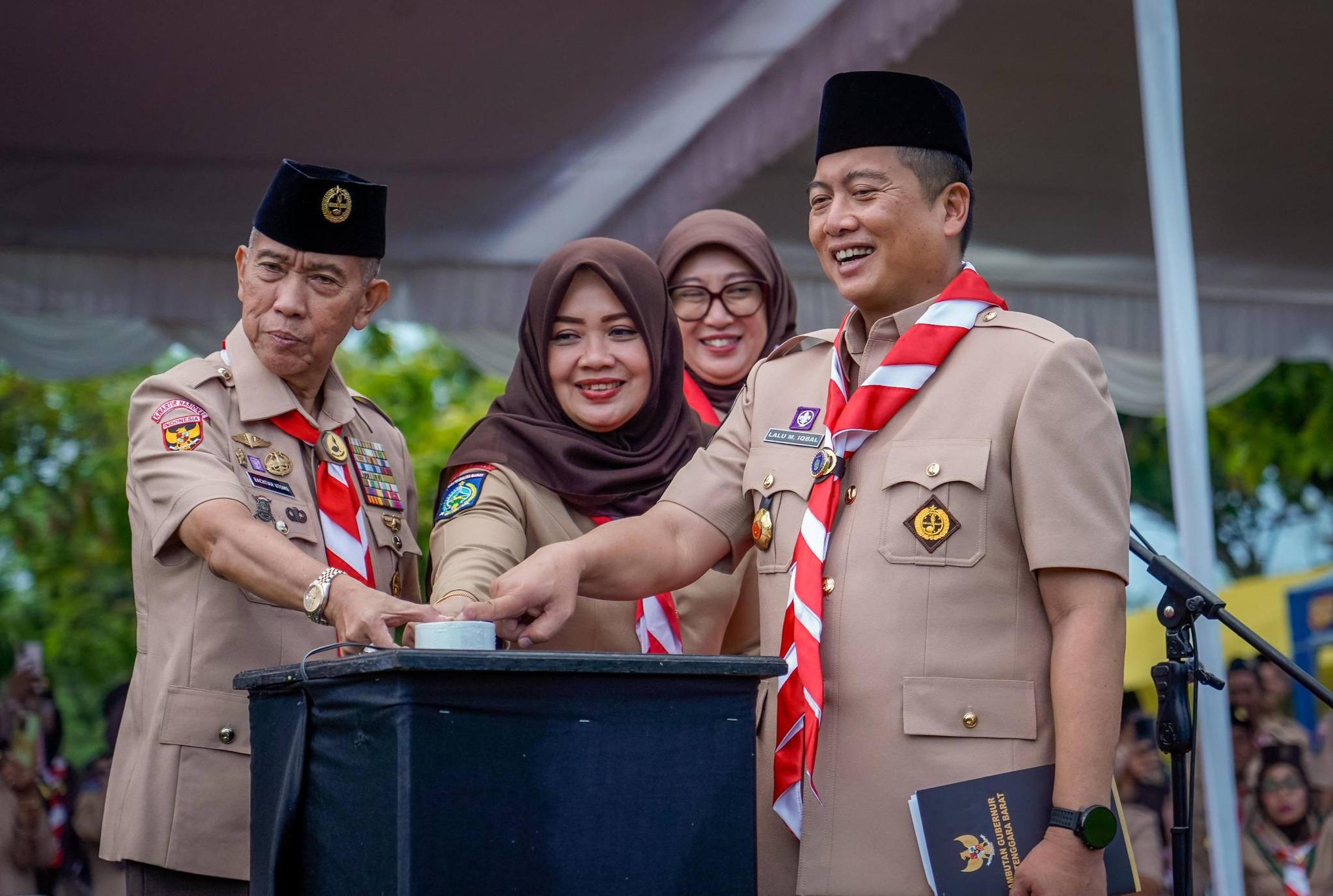Buka Jamda XI Pramuka NTB, Gubernur Tekankan Keunggulan Manusia atas AI