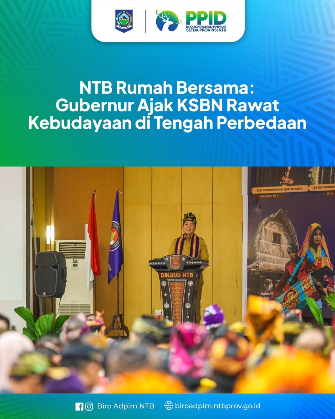 Gubernur Ajak KSBN Rawat Kebudayaan di Tengah Pedesaan