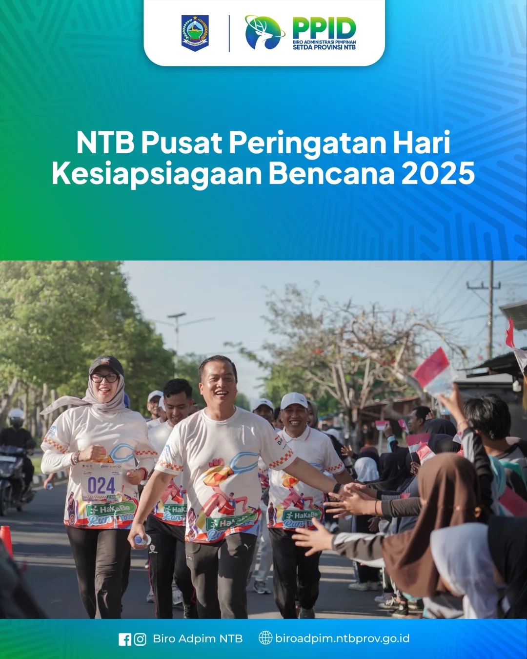 NTB Pusat Peringatan Hari Kesiapsiagaan Bencana 2025