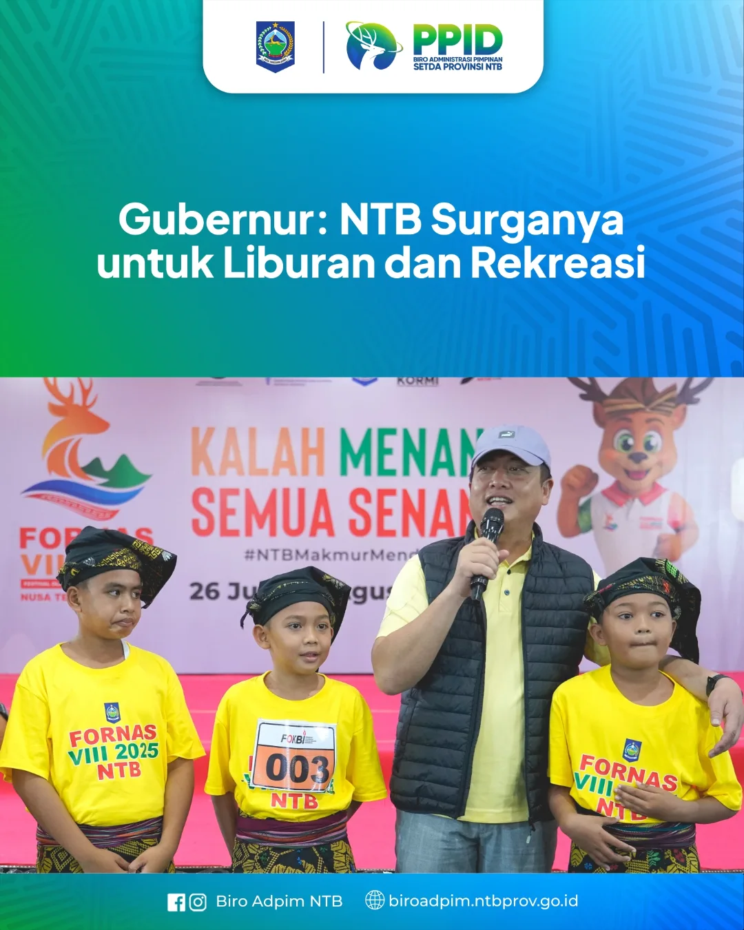 NTB Surganya untuk Liburan dan Rekreasi