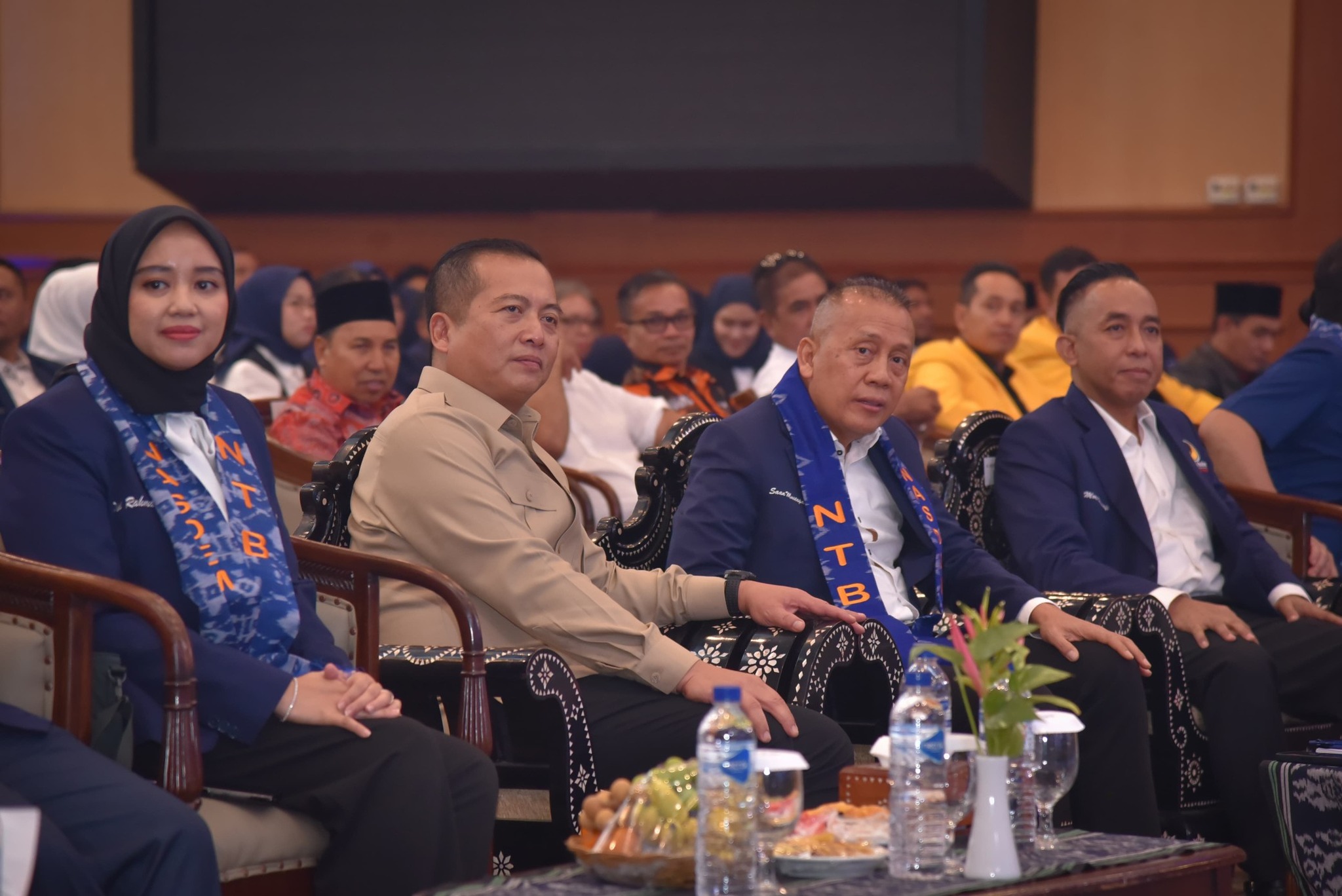 Hadiri Pelantikan NasDem NTB, Gubernur Tekankan Persatuan dan Kolaborasi