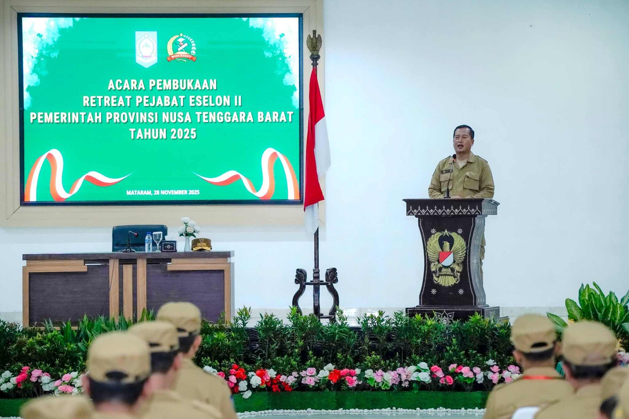 Retreat Eselon II: Gubernur NTB Dorong Soliditas dan Koordinasi Birokrasi