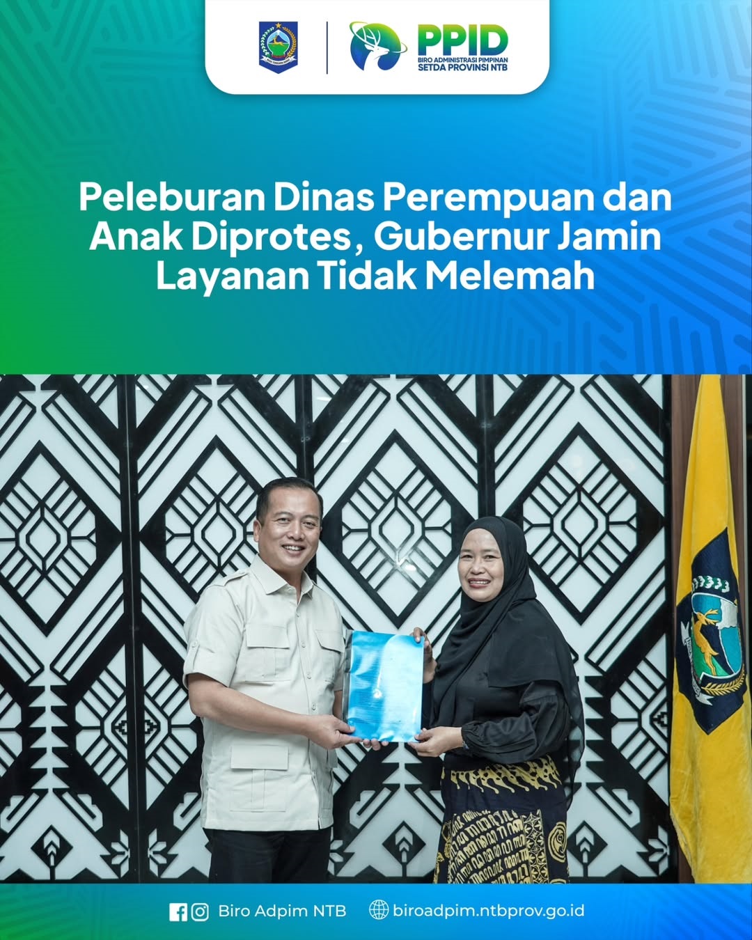 Peleburan Dinas Perempuan dan Anak Diprotesm, Gubernur Jamin Layanan Tidak Melemah