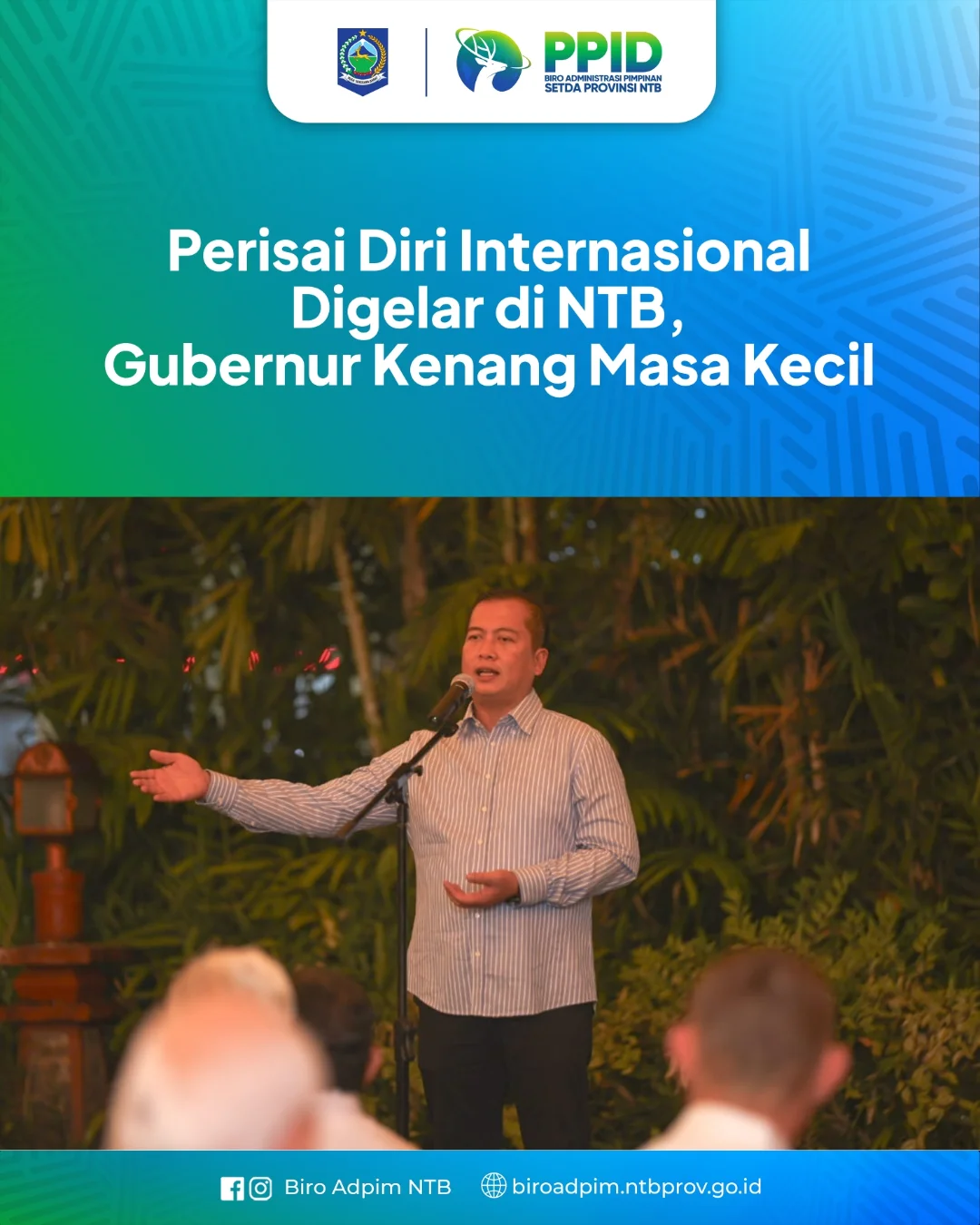 Perisai Diri Internasional DIgelar di NTB, Gubernur Kenang Masa Kecil