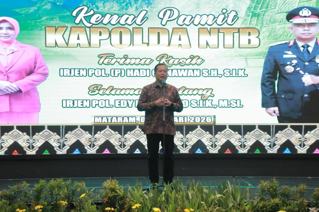 Kapolda NTB Berganti, Gubernur Tegaskan Komitmen Kolaborasi