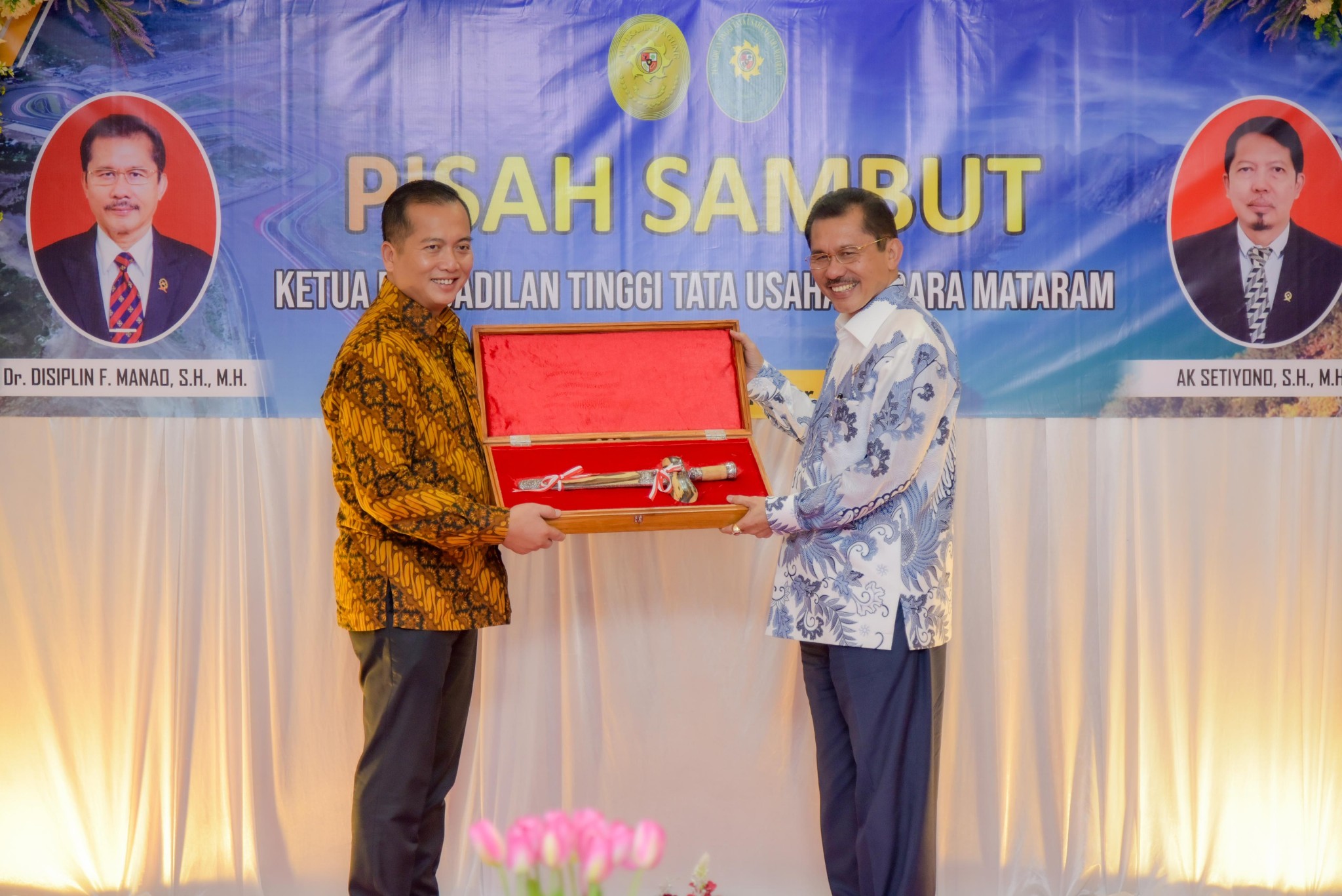 Gubernur Hadiri Pisah Sambut Ketua Pengadilan Tinggi TUN Mataram