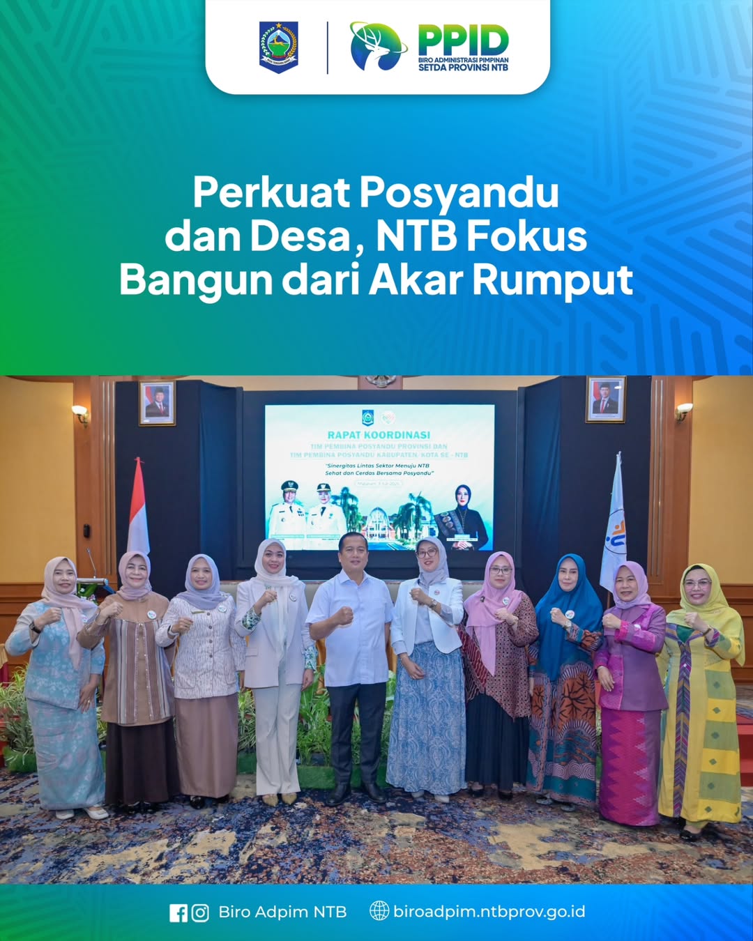 Perkuat Posyandu dan Desa, NTB Fokus Bangun dari Aka Rumput