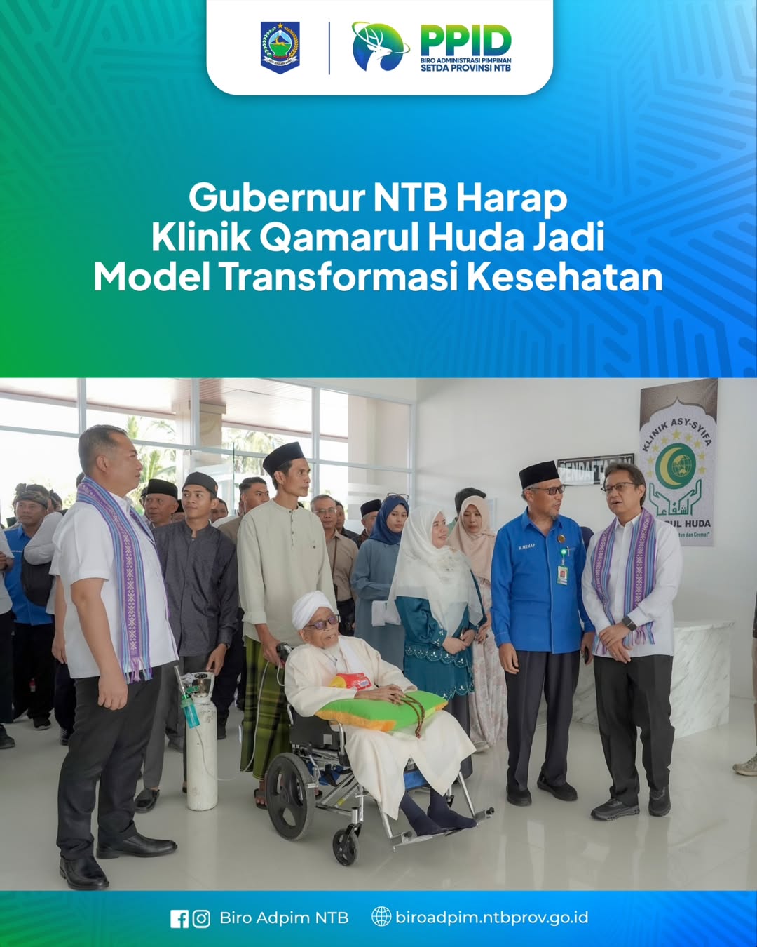 Gubernur NTB Harap Klinik Qamarul Huda Jadi Model Transformasi Kesehatan