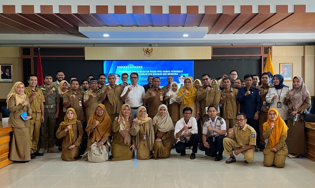 Rakor PPID/Humas OPD Dukung Visi Misi NTB Makmur Mendunia