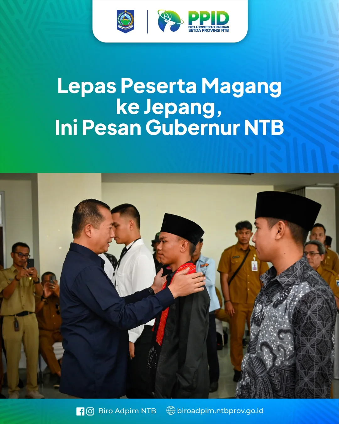 Lepas Peserta Magang ke Jepang, ini Pesan Gubernur NTB
