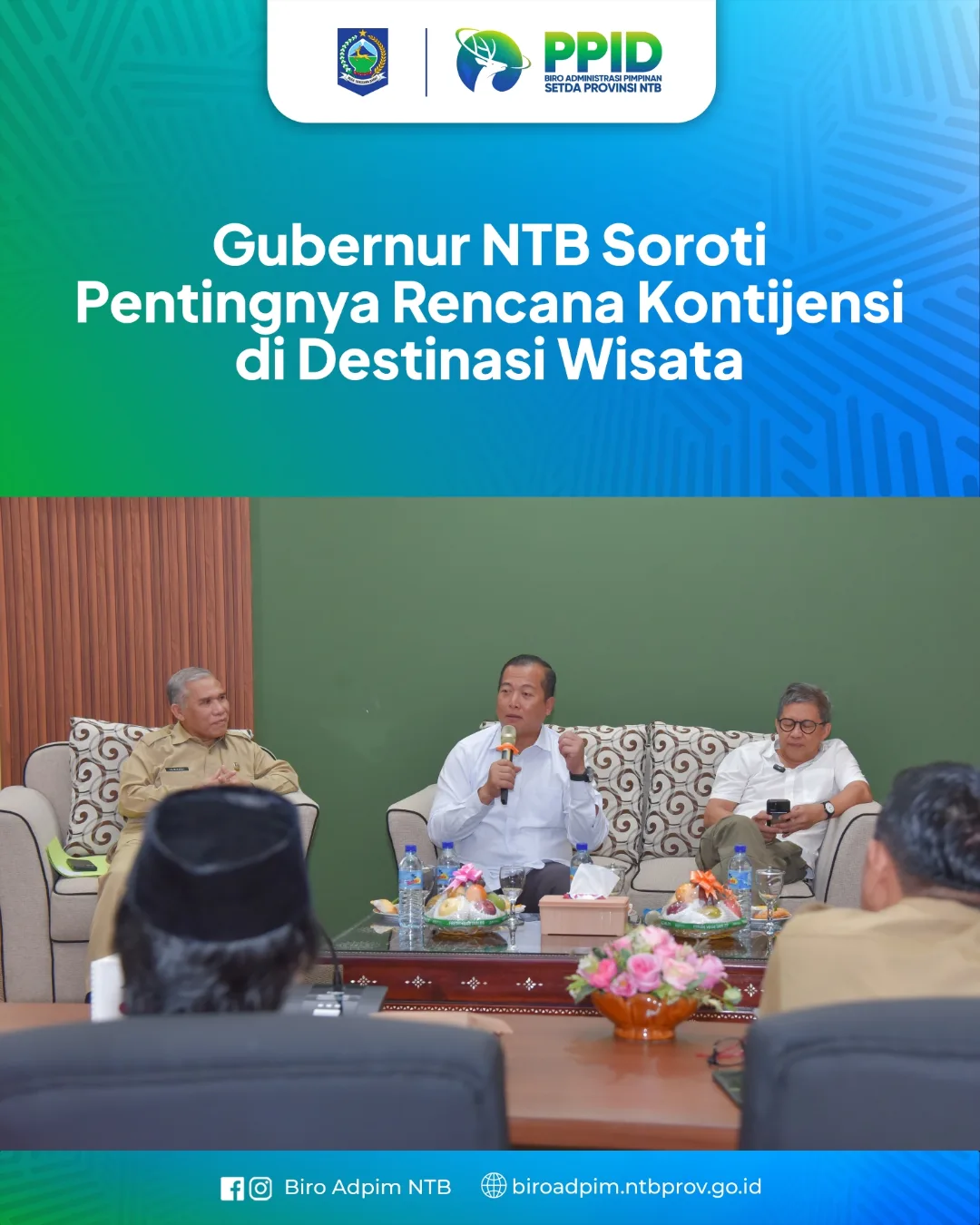 Gubernur NTB Soroti Pentingnya Rencana Kontijensi di Destinasi Wisata