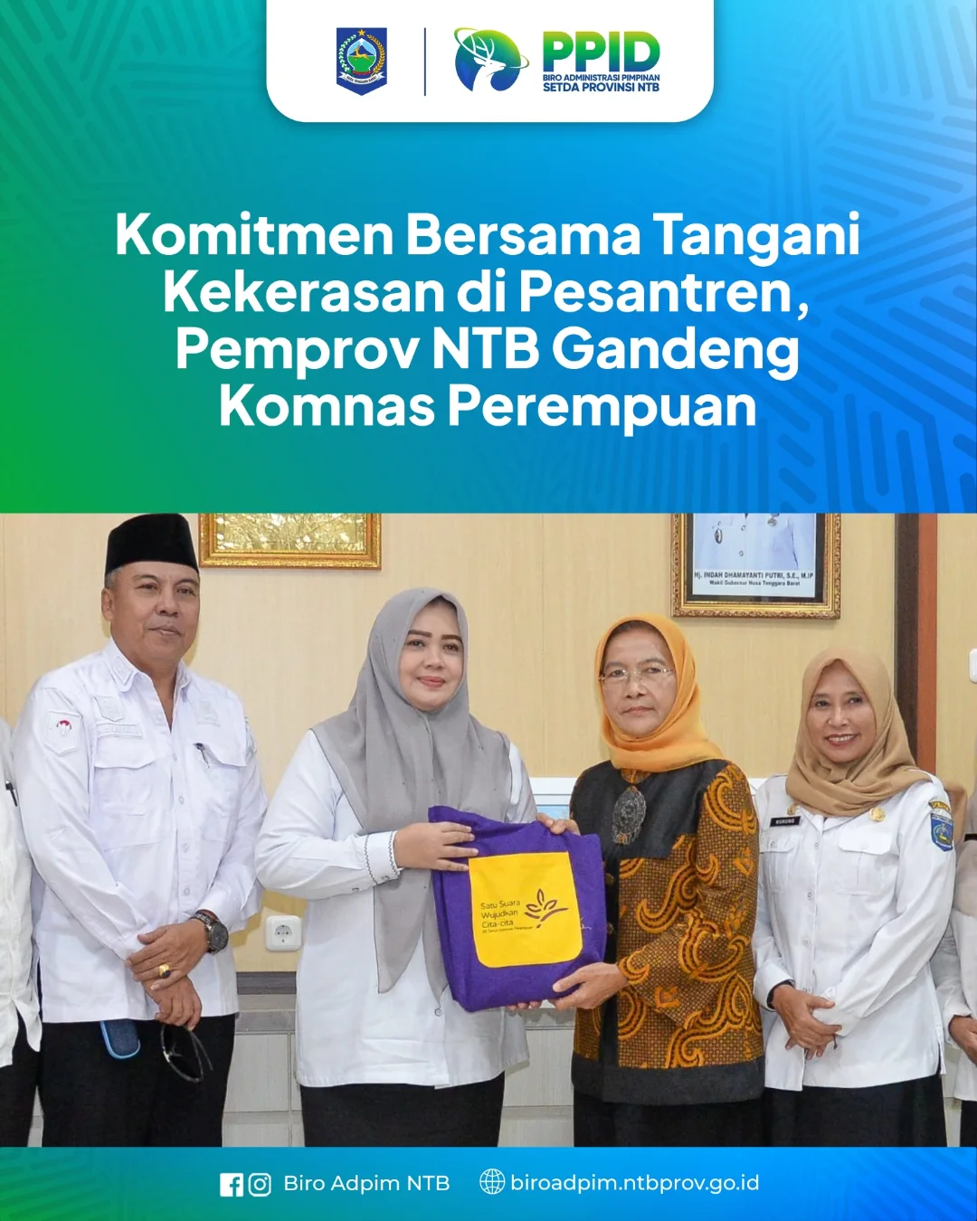 Komitmen Bersama Tangani Kekerasan di Pesantren, Pemprov NTB Gandeng Komnas Perempuan