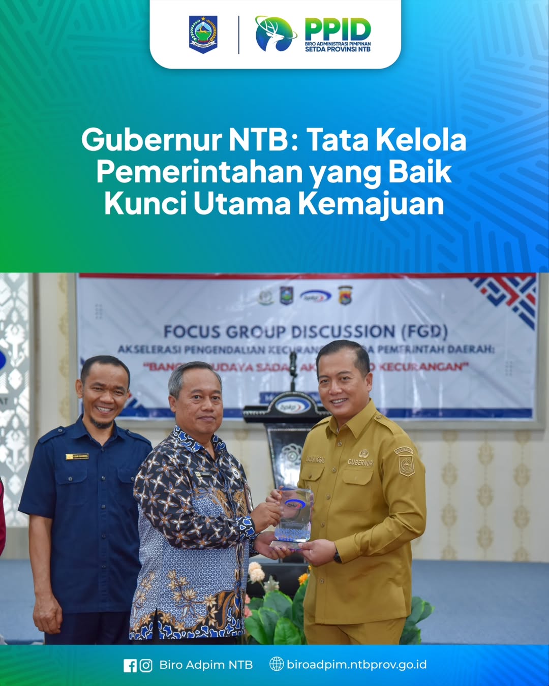 Tata Kelola Pemerintahan yang baik Kunci Keutamaan Kemajuan