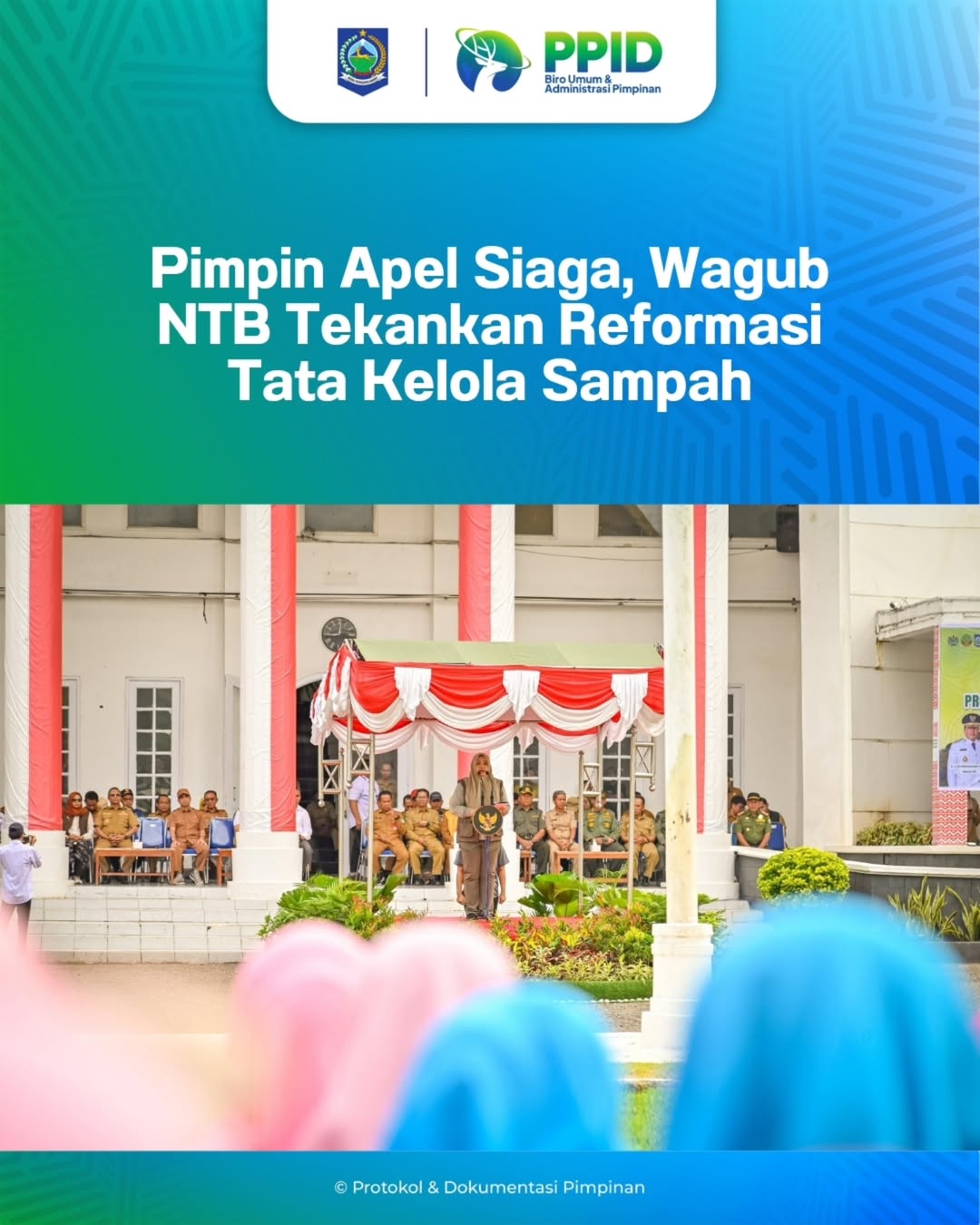 Pimpin Apel Siaga, Wagub NTB Tekankan Reformasi Tata Kelola Sampah