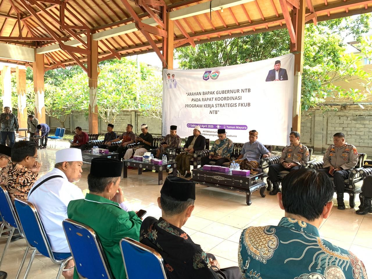 Wakili Gubernur, Karo Kesra Hadiri Acara Open House FKUB NTB