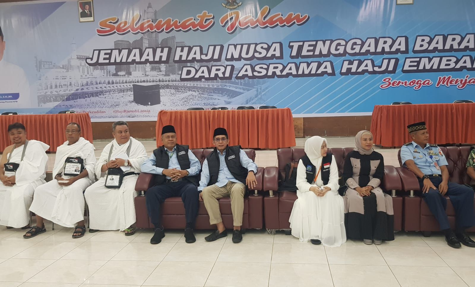 Kloter Terakhir Calon Haji Embarkasi Lombok Diberangkatkan ke Tanah Suci 