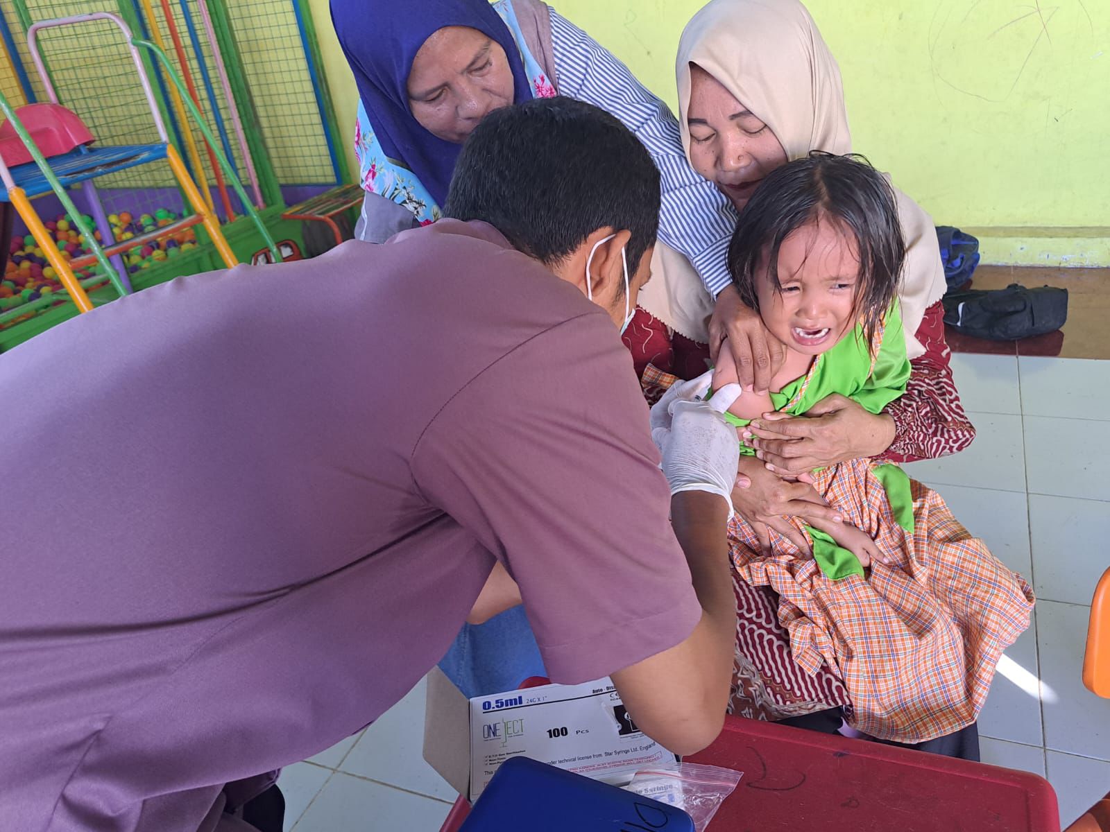 Vaksinasi Kejar PAUD di Bima Berjalan Lancar, Upaya Kolaboratif Tingkatkan Kesehatan Anak