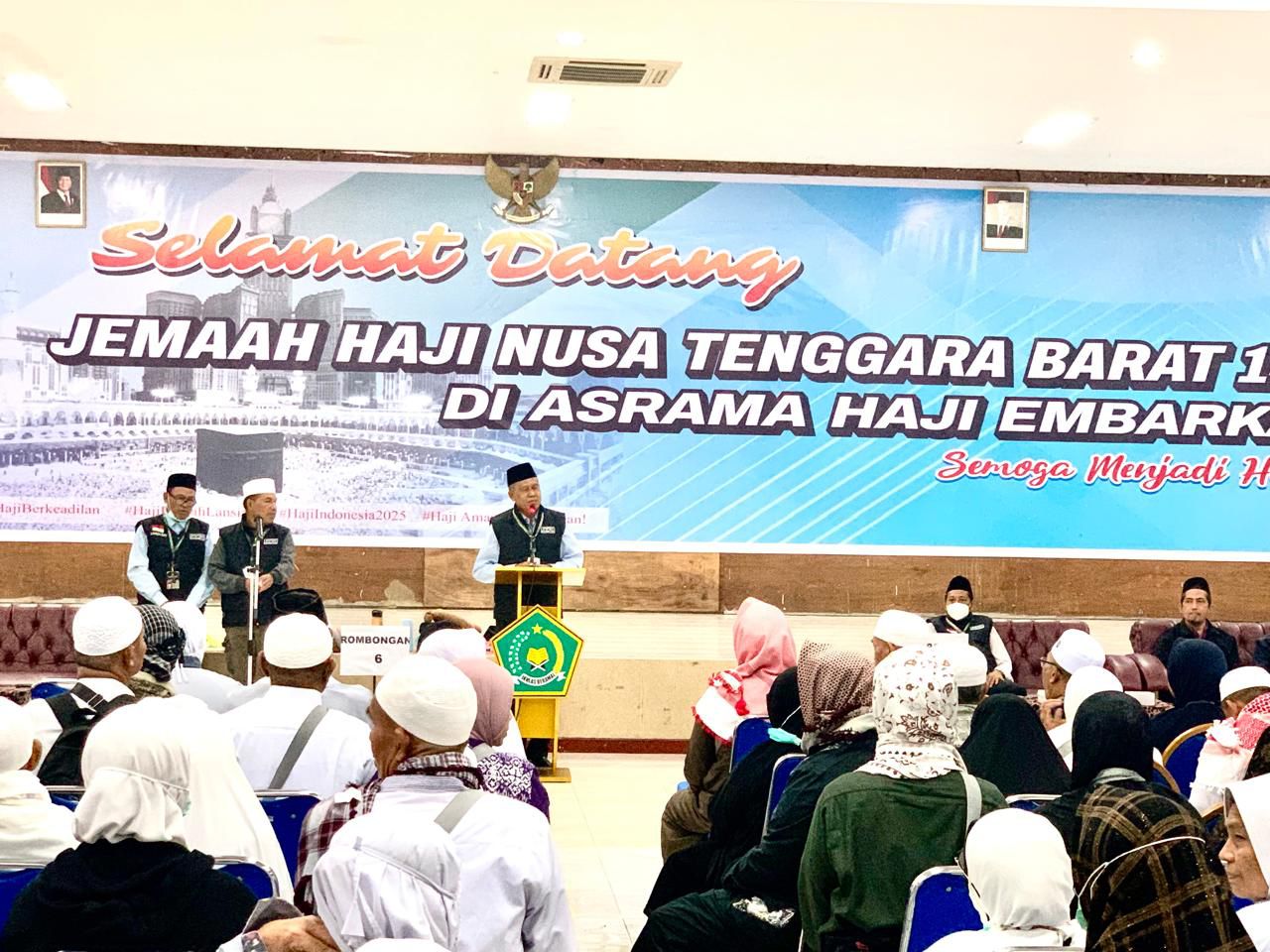 Kloter Pertama Jamaah Haji NTB Tiba di Lombok, Disambut Hangat oleh Pemprov NTB