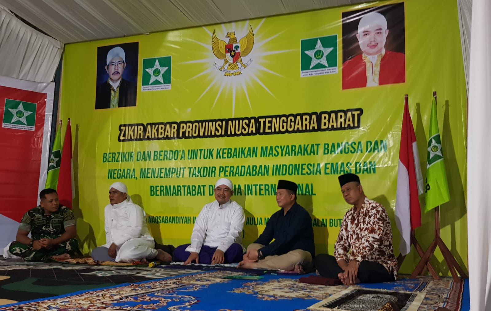 Karo Kesra Dampingi Gubernur NTB Hadiri Zikir Akbar dan Pelantikan Pengurus TNIAAMBB