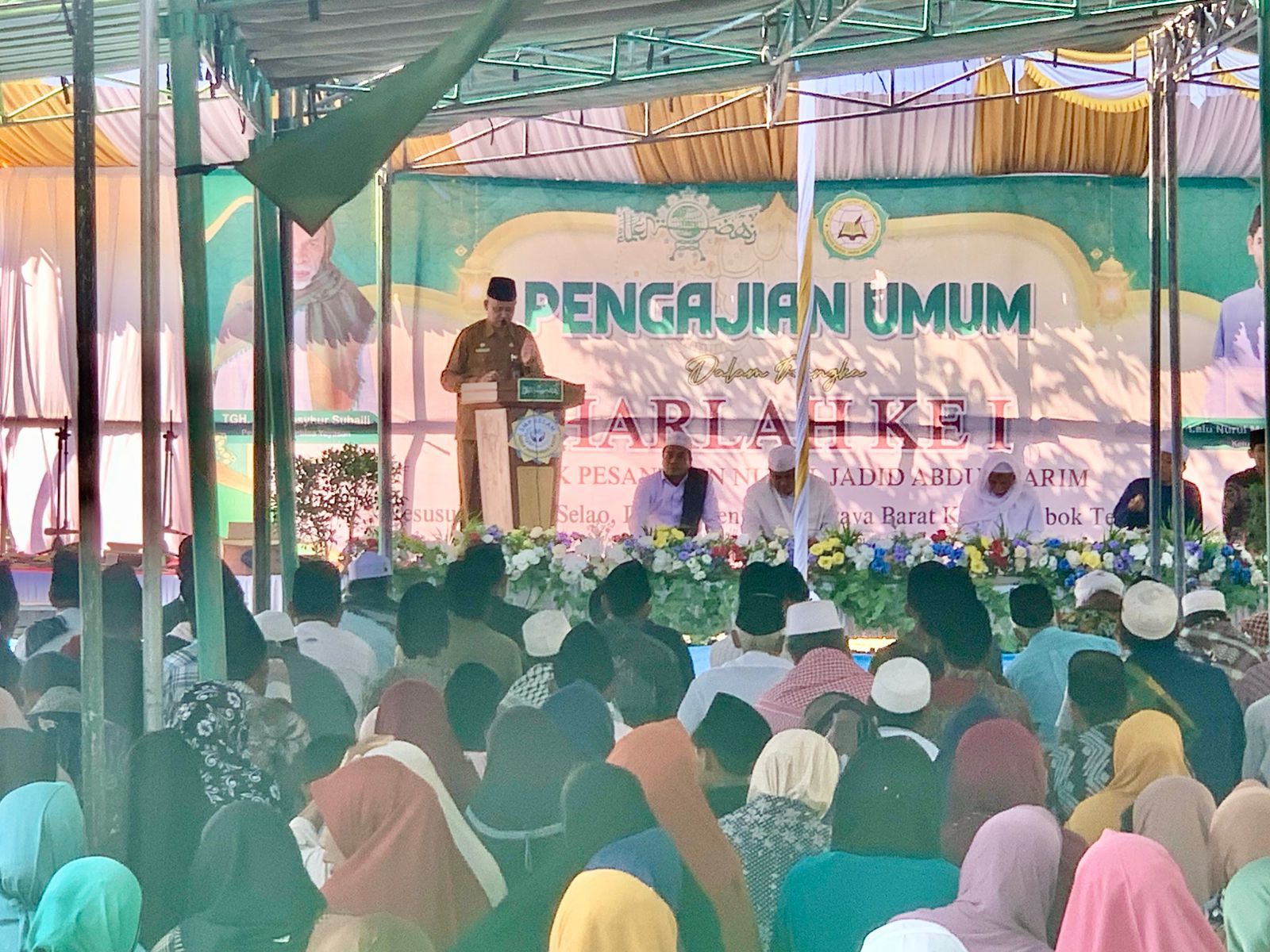 Karo Kesra Setda NTB Hadiri Harlah Ke-1 Ponpes Nurul Jadid Abdul Karim