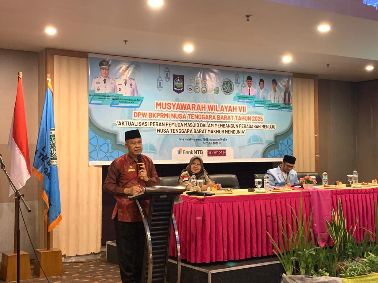 Karo Kesra NTB Jadi Narasumber pada Pra Muswil BKPRMI NTB 2025