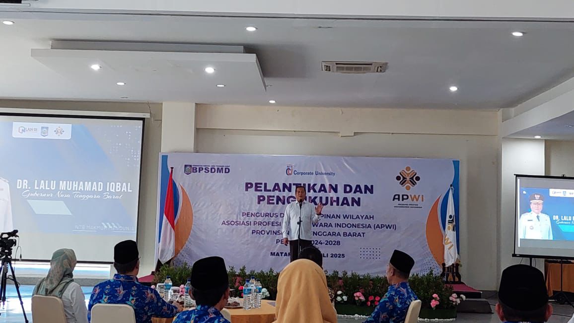 Pelantikan dan Pengukuhan Pengurus APWI NTB Periode 2024–2028
