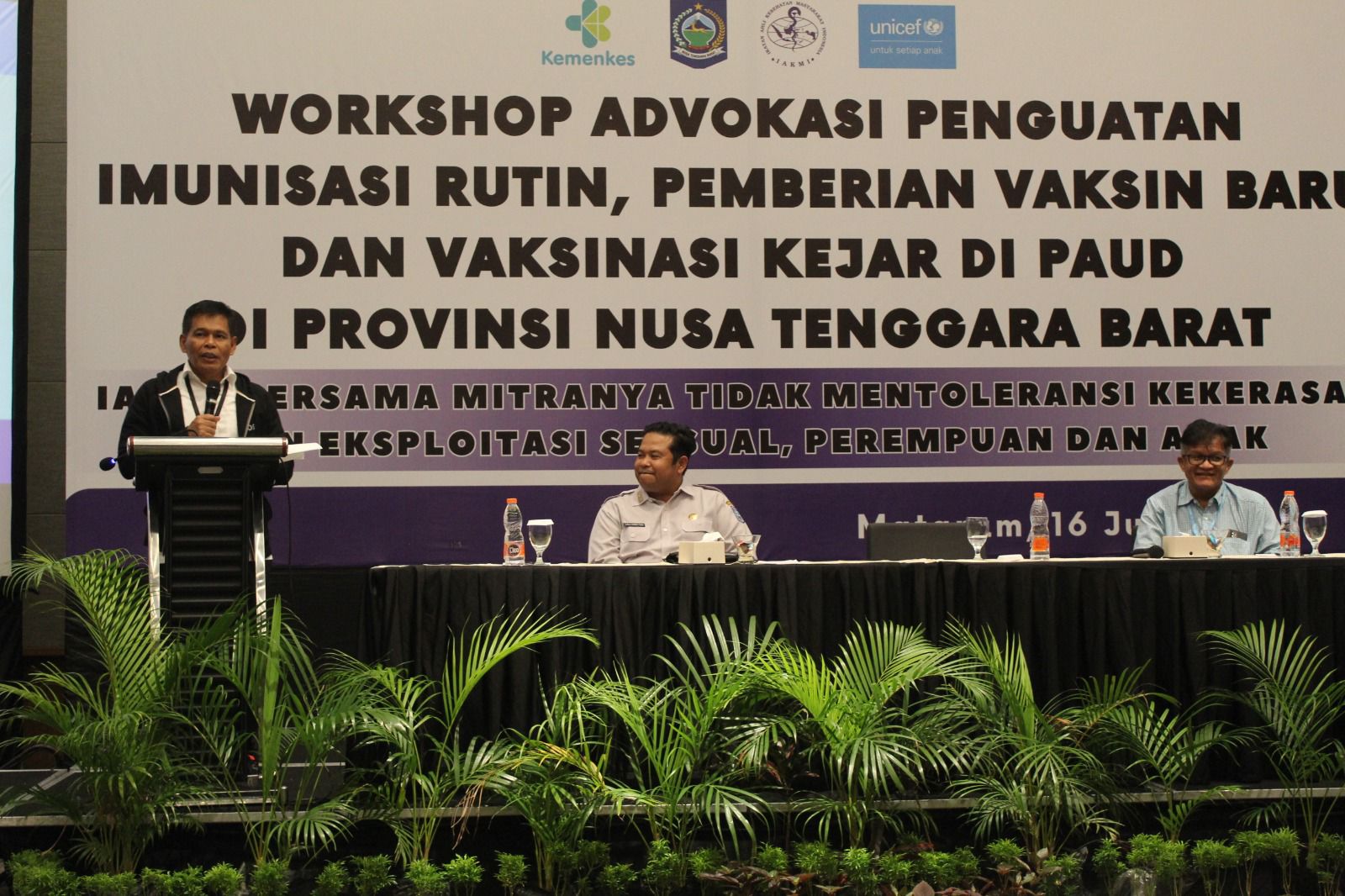 Workshop Penguatan Imunisasi Rutin Digelar di NTB, Pj. Sekda: Imunisasi adalah Investasi Masa Depan