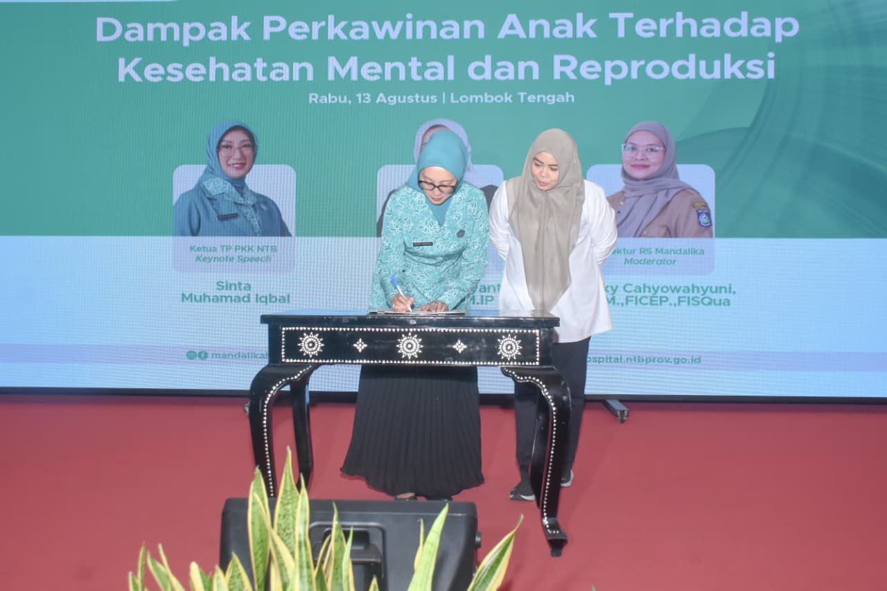 Seminar Kesehatan dan Penandatanganan Komitmen Bersama Tekan Angka Pernikahan Dini
