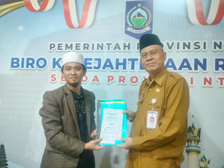 Karo Kesra Terima Audiensi Pengurus Ponpes NW Padasuka Sumbawa