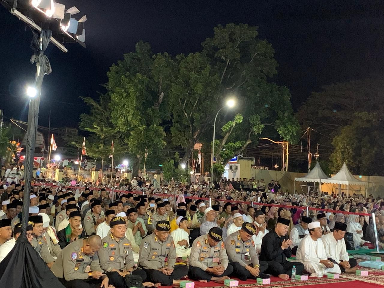 Karo Kesra Hadiri Tablig Akbar di Polres Lombok Tengah