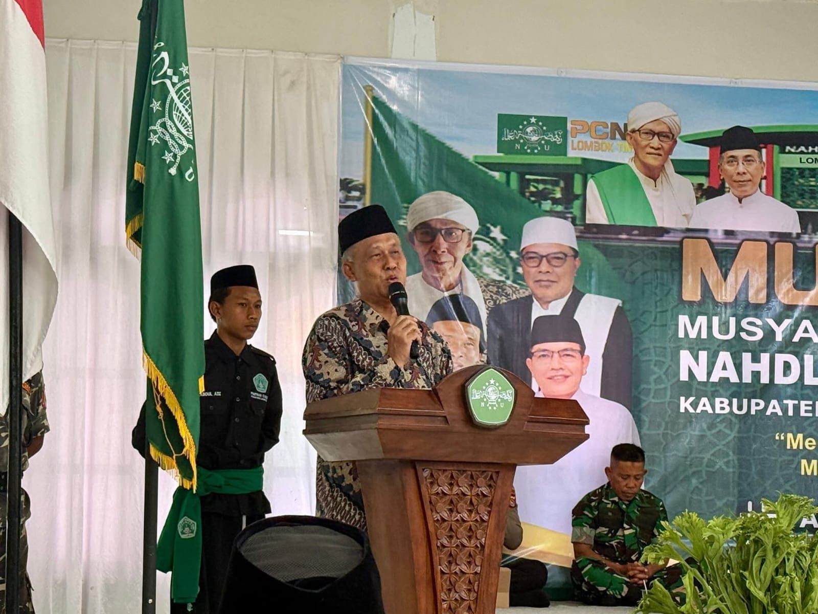 Karo Kesra Buka Musyawarah Kerja I PC NU Lombok Timur