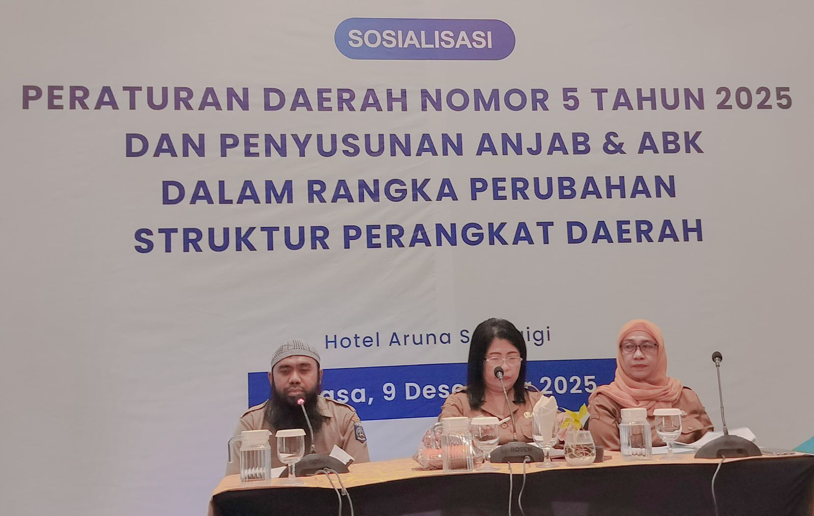 Sosialisasi Perda Nomor 5/2025 dan Penyusunan Anjab–ABK Pemprov NTB